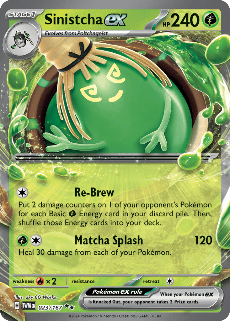 Carta Pokémon Sinistcha ex
