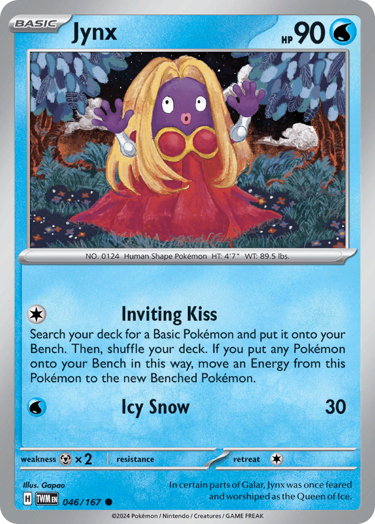 Carta Pokémon Jynx