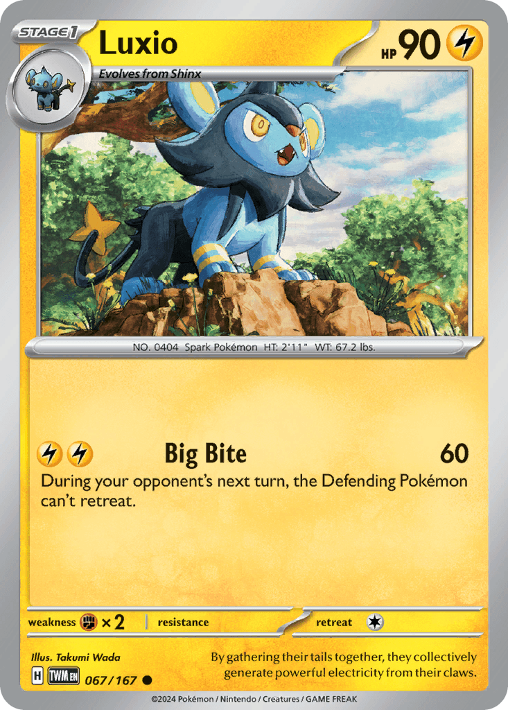 Carta Pokémon Luxio