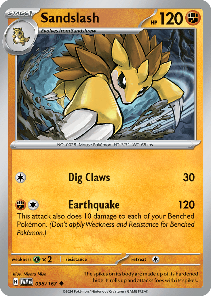Carta Pokémon Sandslash