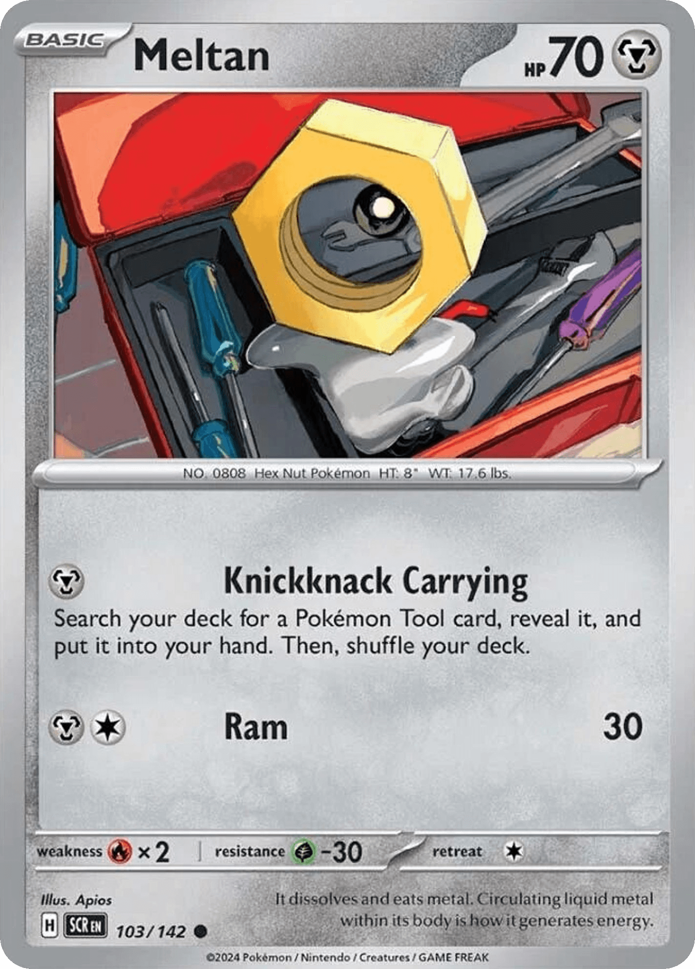 Carta Pokémon Meltan 103