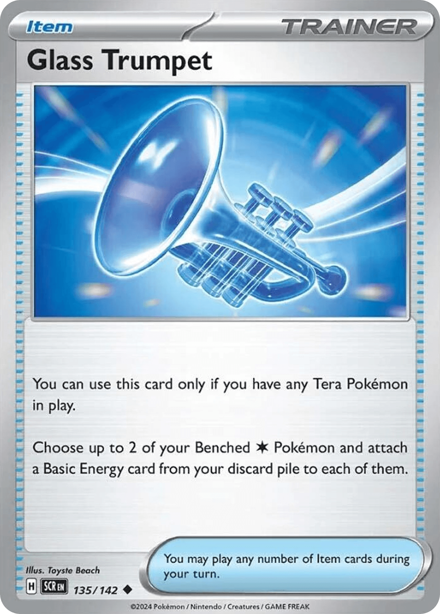 Carta Pokémon Glass Trumpet 135