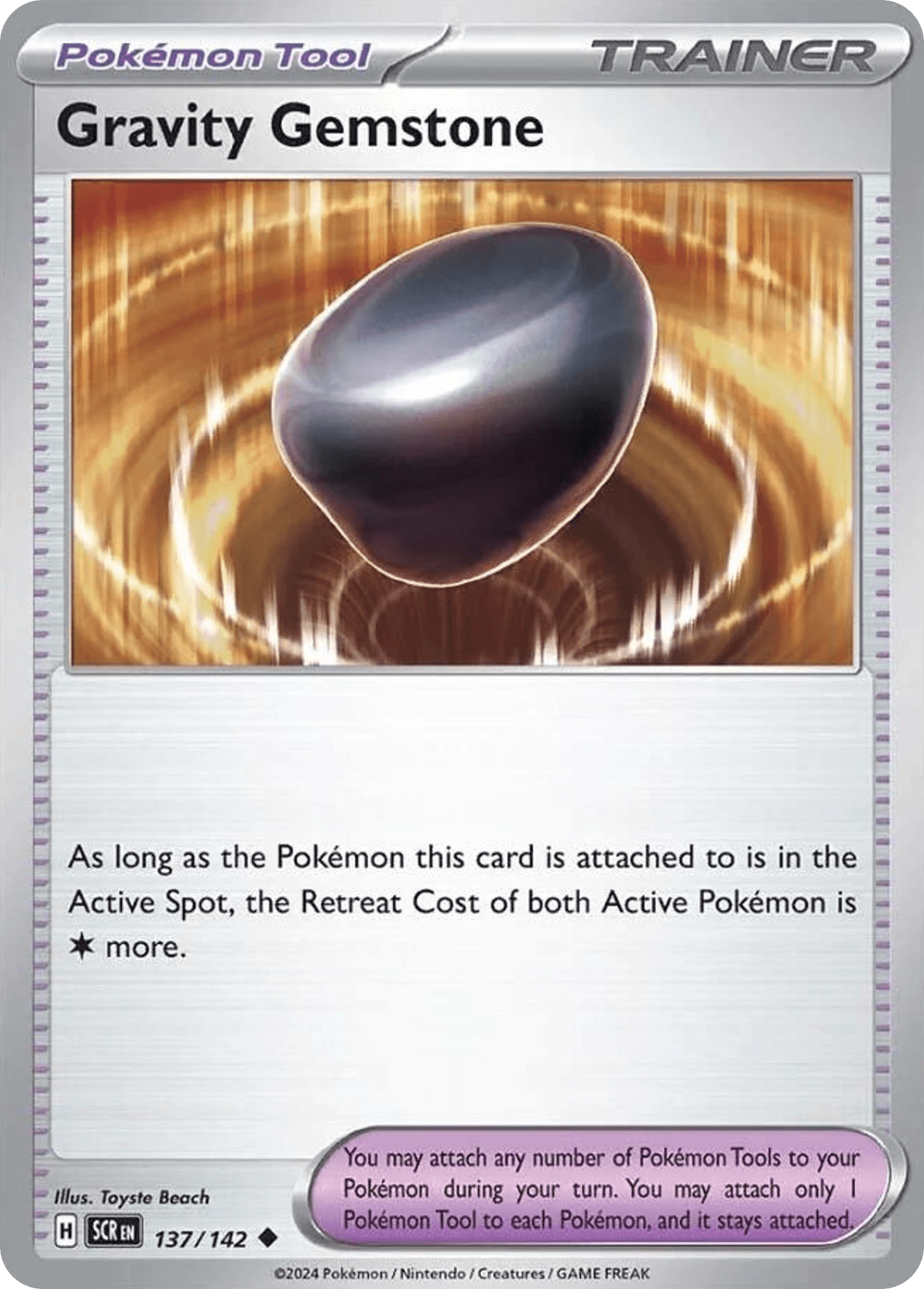 Carta Pokémon Gravity Gemstone 137