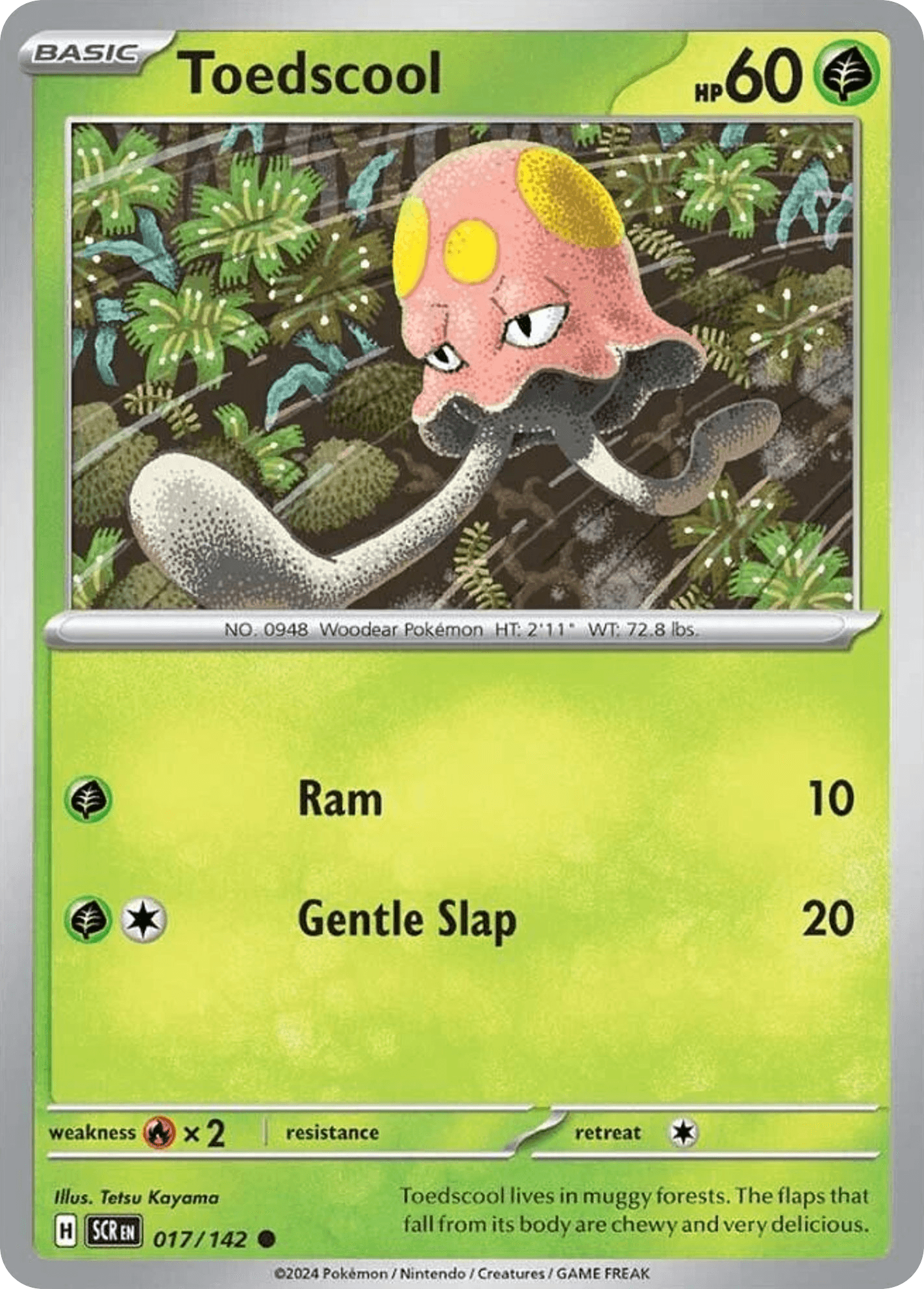 Carta Pokémon Toedscool