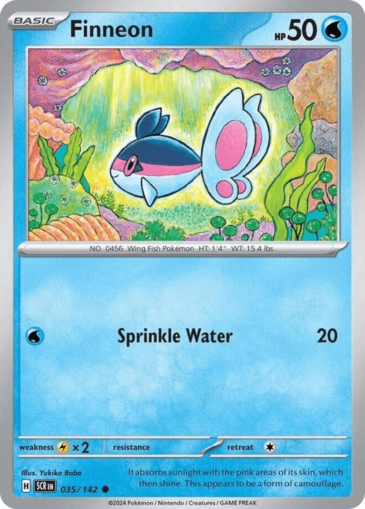 Carta Pokémon Finneon 35