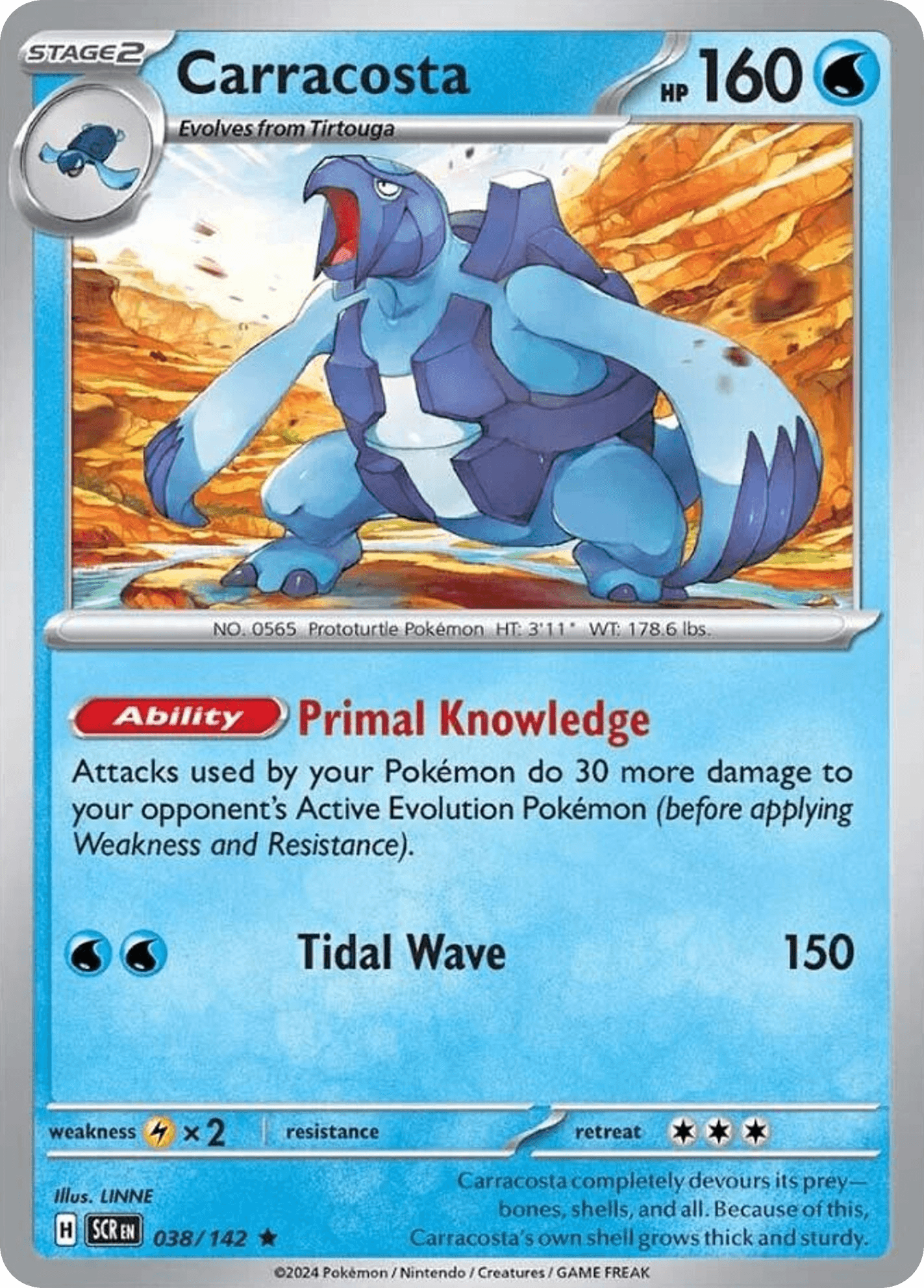 Carta Pokémon Carracosta 38