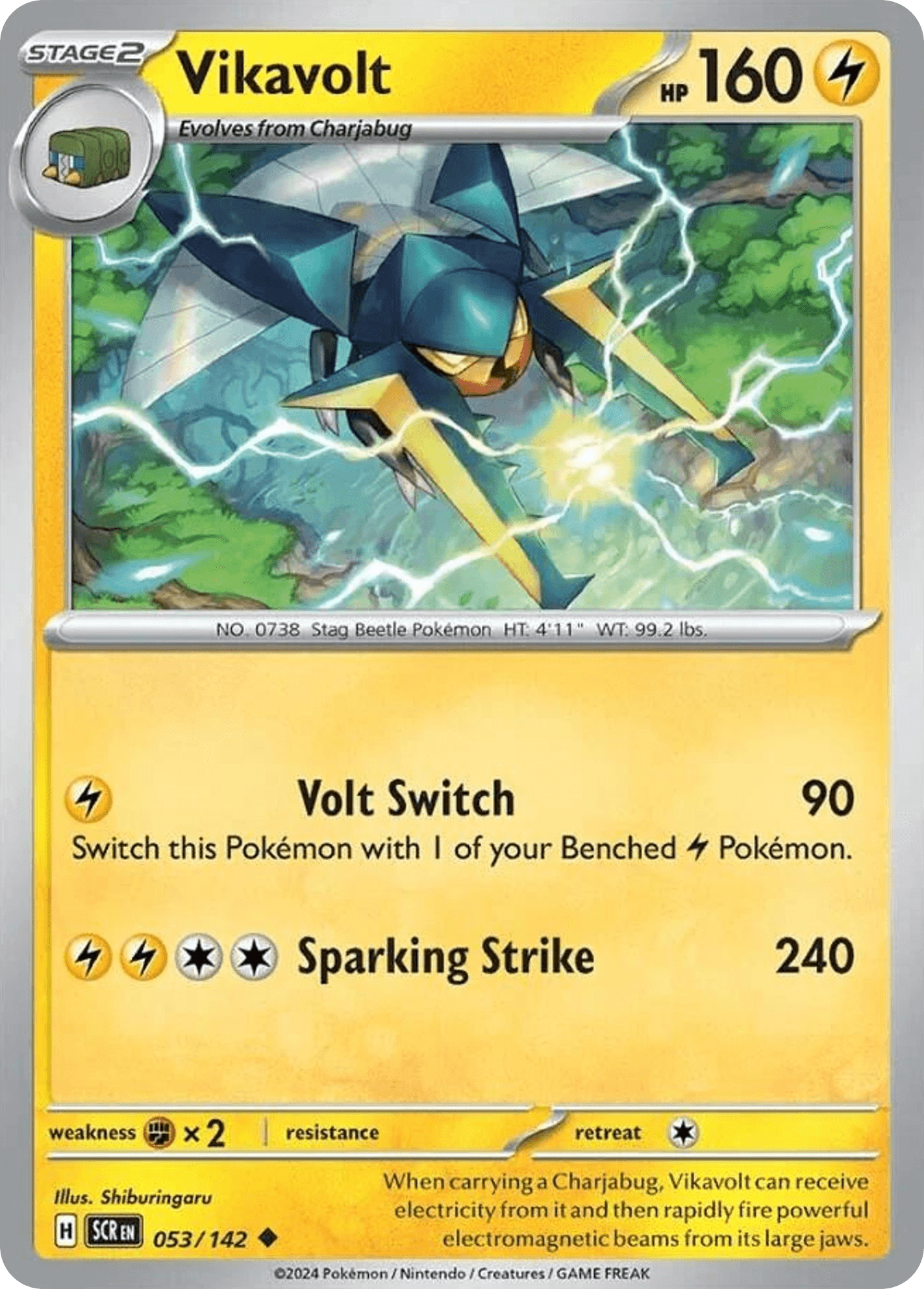 Carta Pokémon Vikavolt