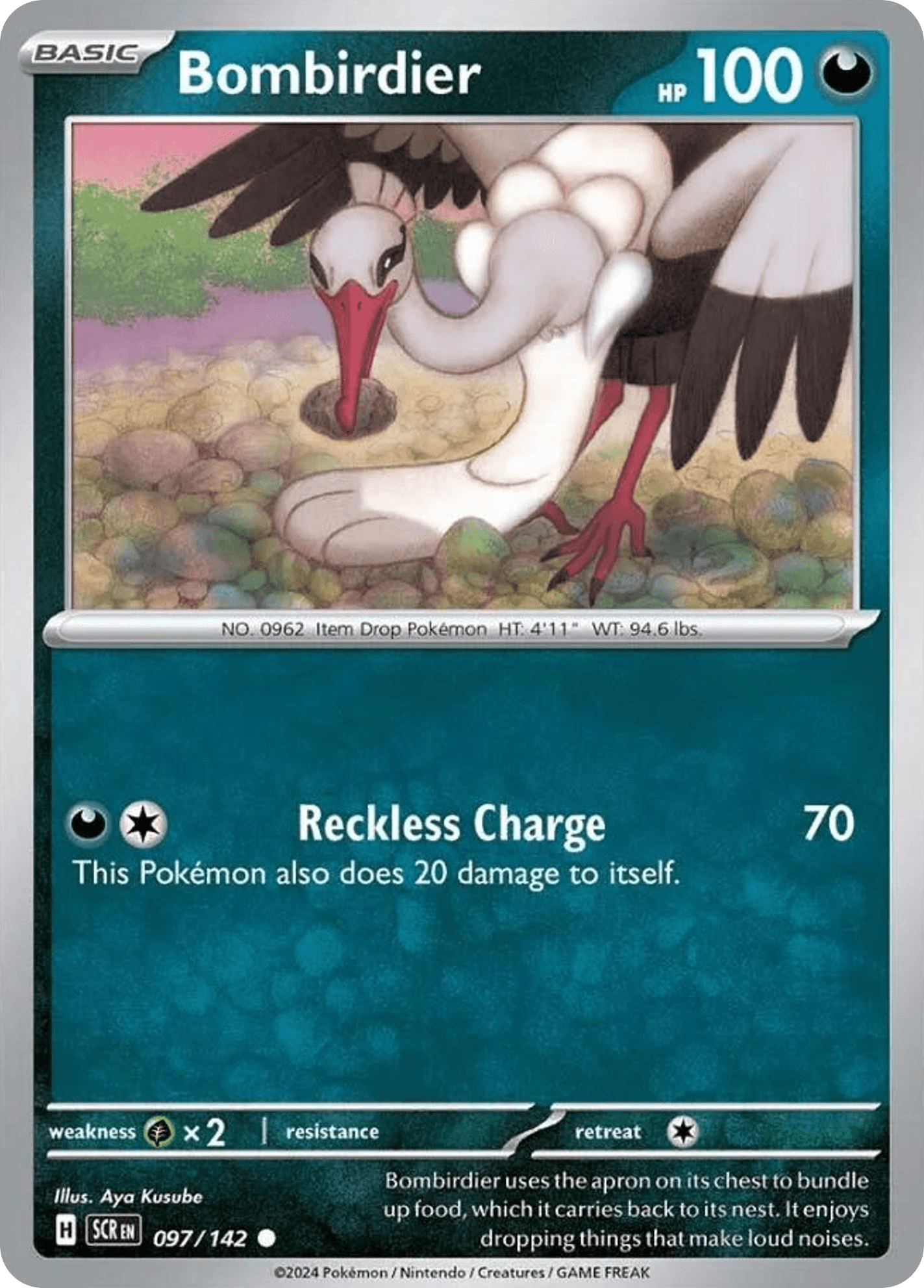Carta Pokémon Bombirdier 97