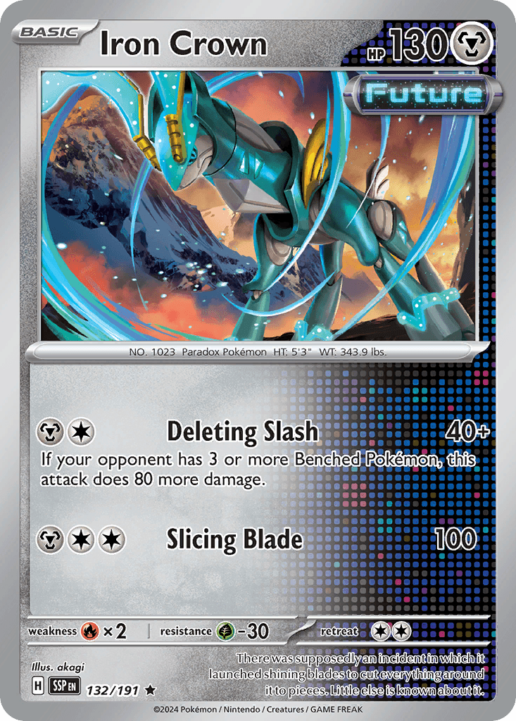 Carta Pokémon Iron Crown 132