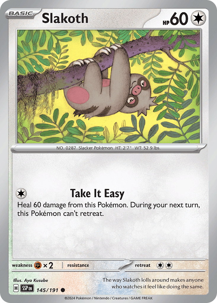 Carta Pokémon Slakoth