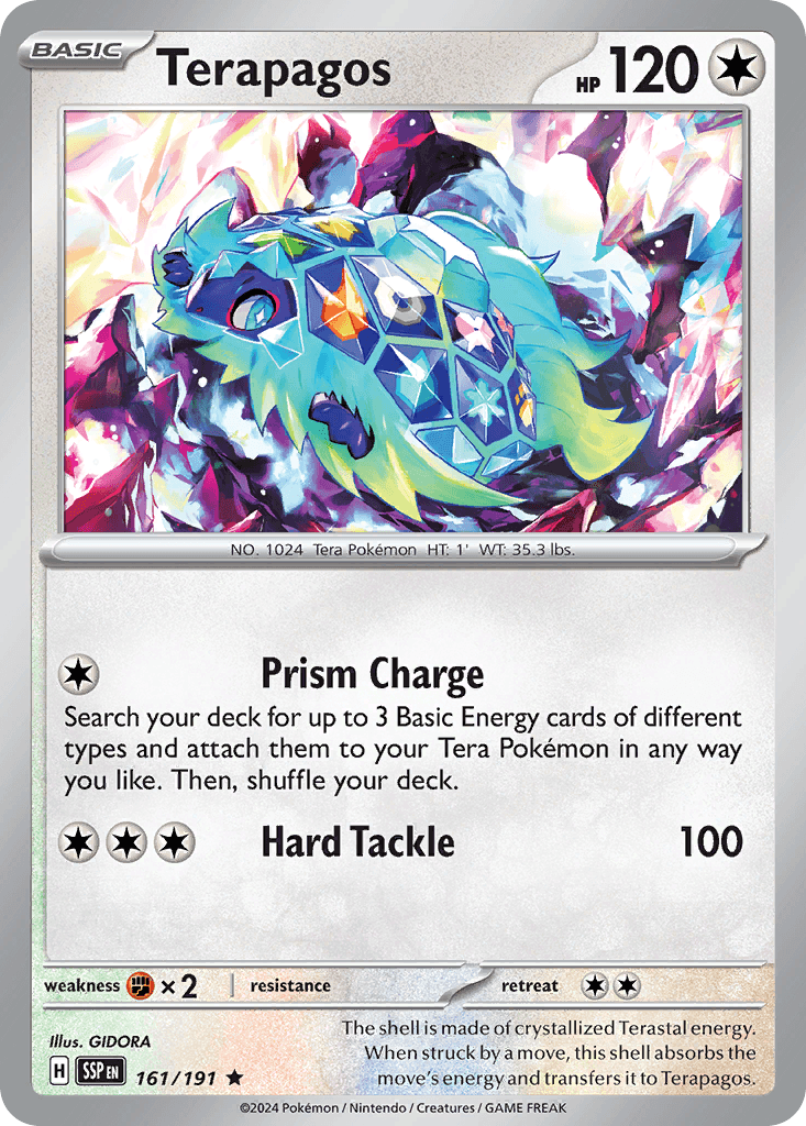 Carta Pokémon Terapagos 161