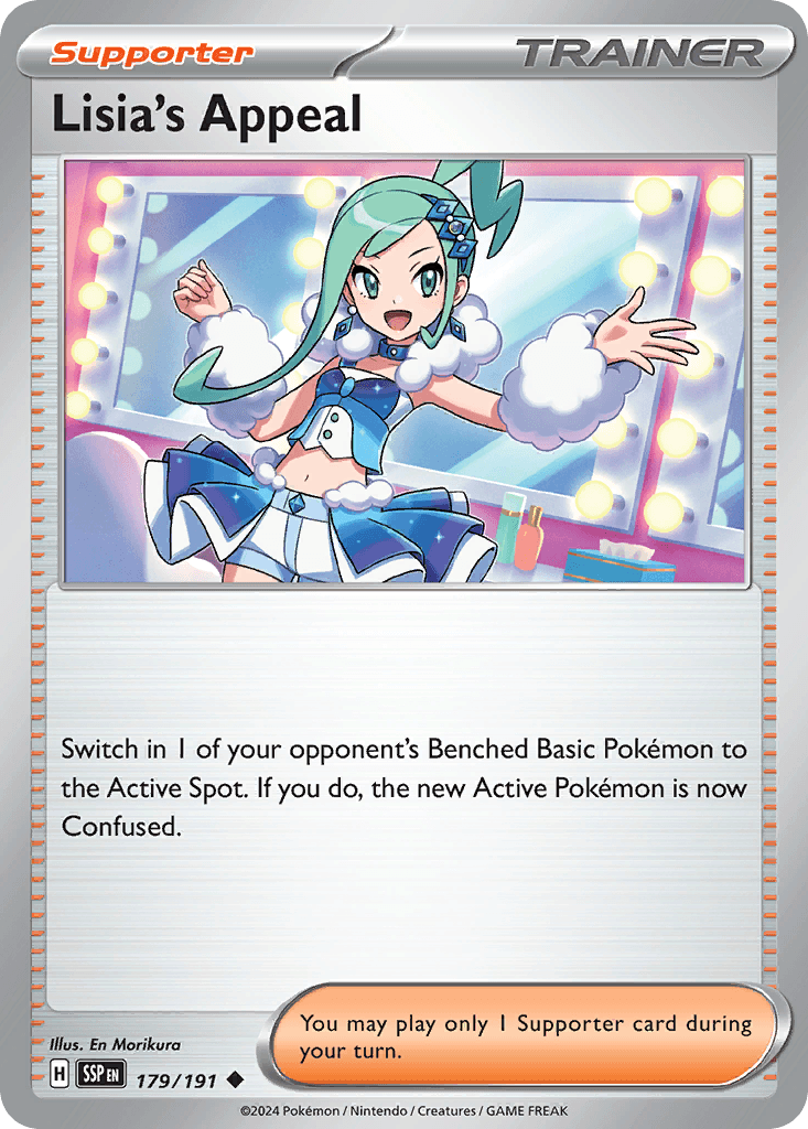 Carta Pokémon Lisia's Appeal 179