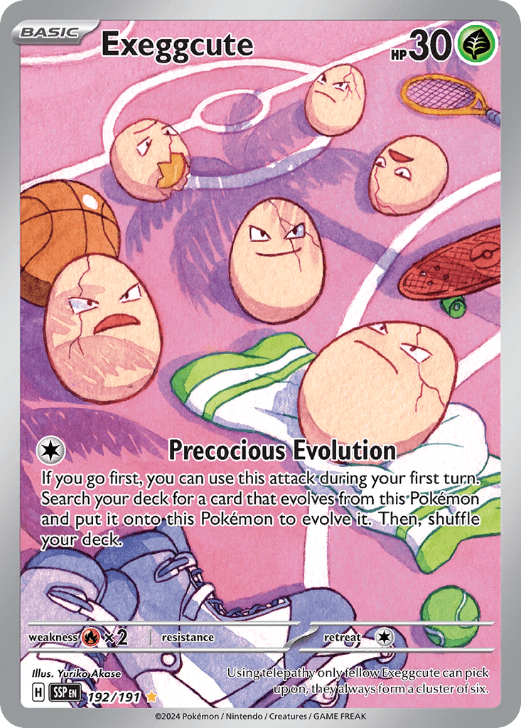 Carta Pokémon Exeggcute 192