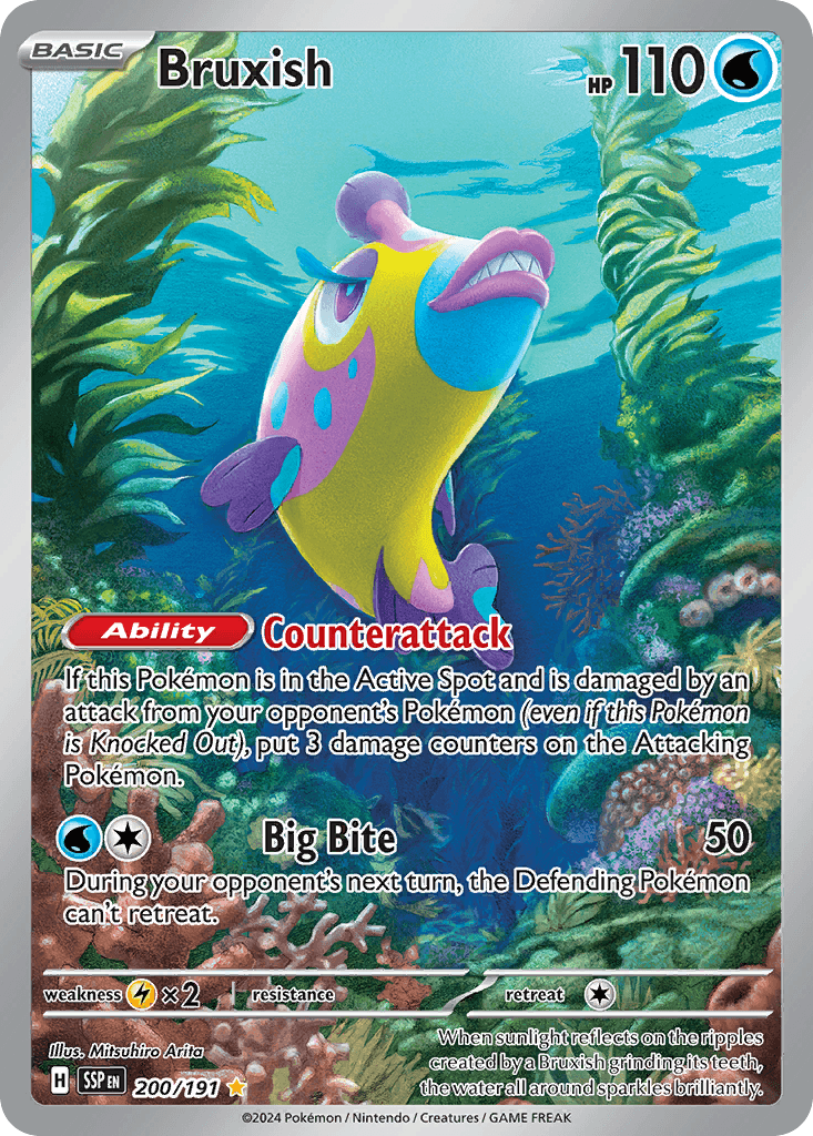 Carta Pokémon Bruxish 200
