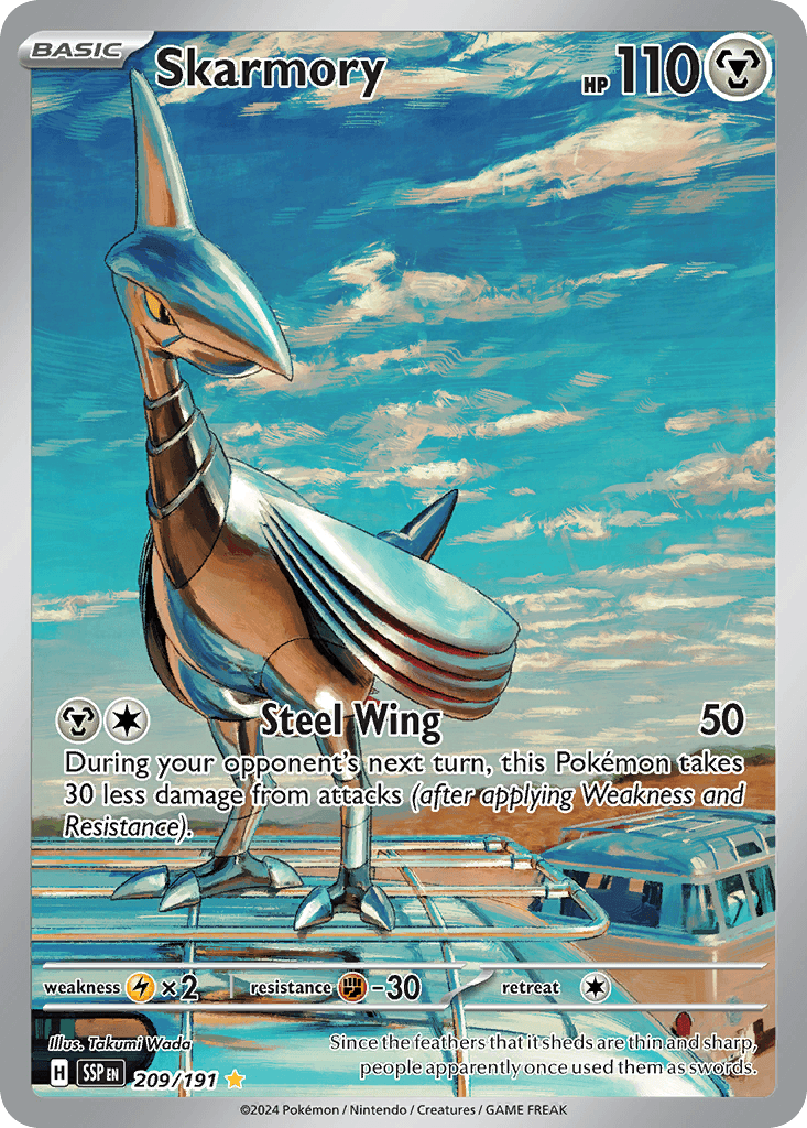 Carta Pokémon Skarmory 209