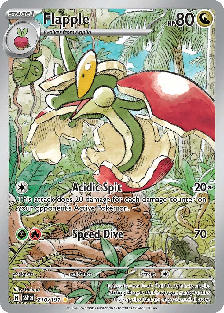 Carta Pokémon Flapple 210