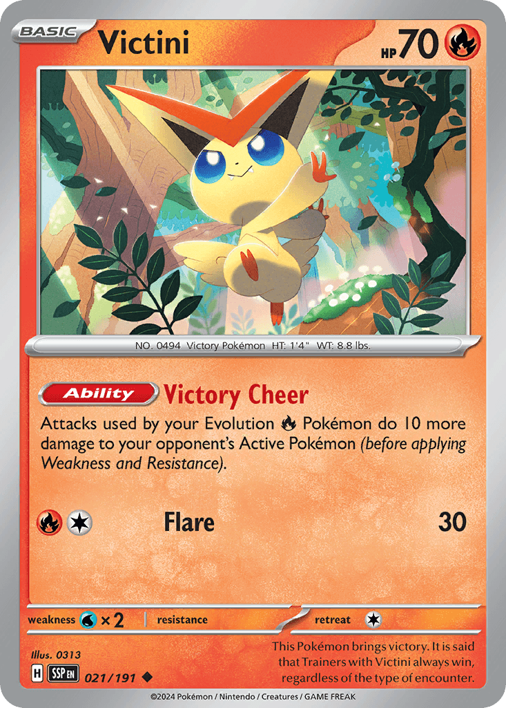 Carta Pokémon Victini