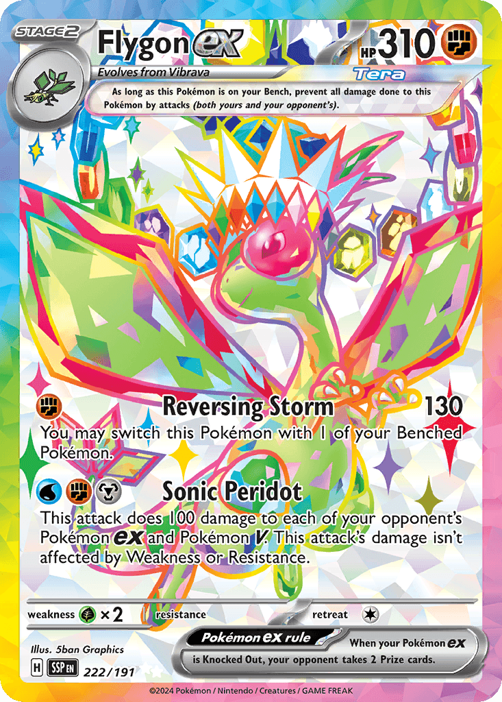 Carta Pokémon Flygon ex