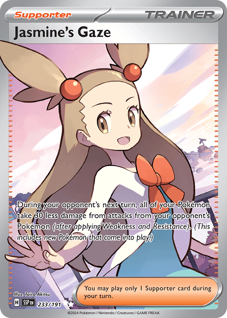 Carta Pokémon Jasmine's Gaze 233