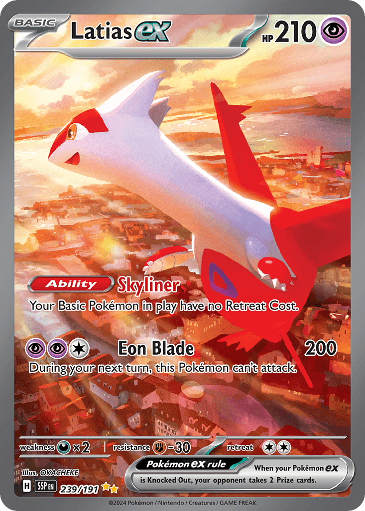 Carta Pokémon Latias ex 239