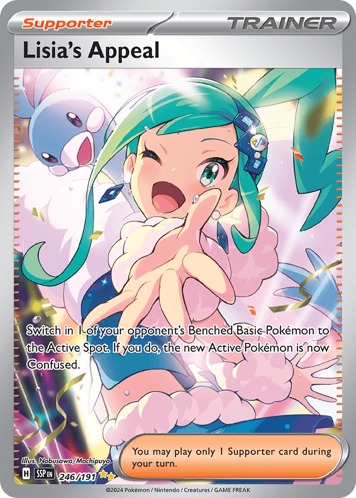 Carta Pokémon Lisia's Appeal 246