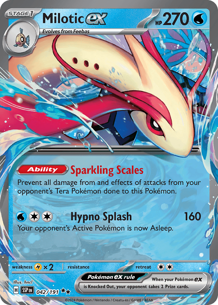 Carta Pokémon Milotic ex 42