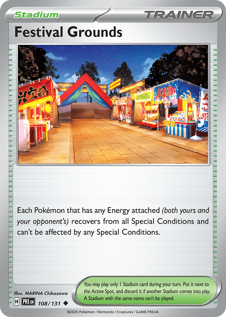 Carta Pokémon Festival Grounds 108