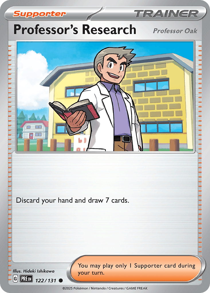 Carta Pokémon Professor's Research 122