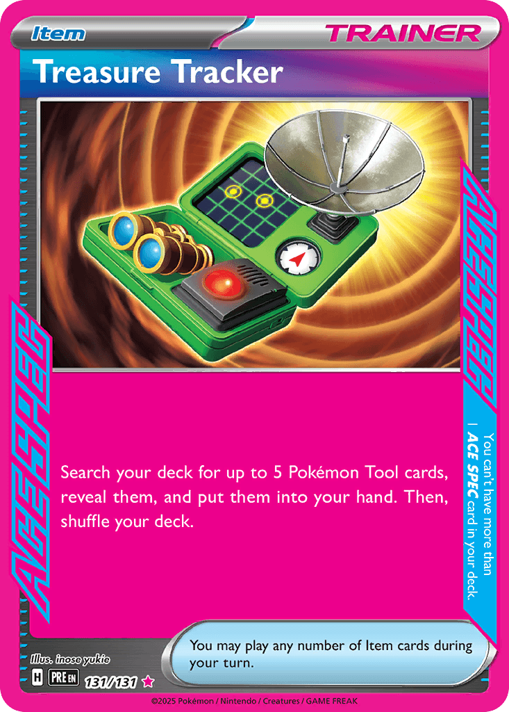 Carta Pokémon Treasure Tracker 131