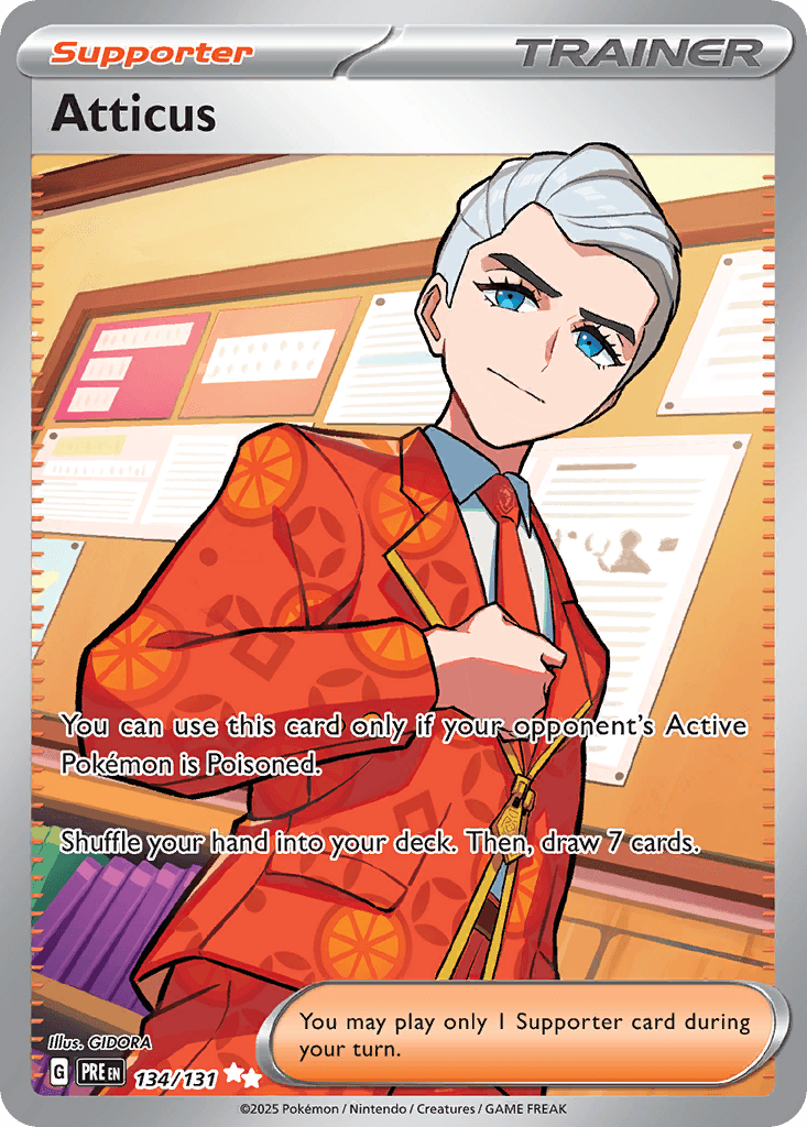 Carta Pokémon Atticus 134