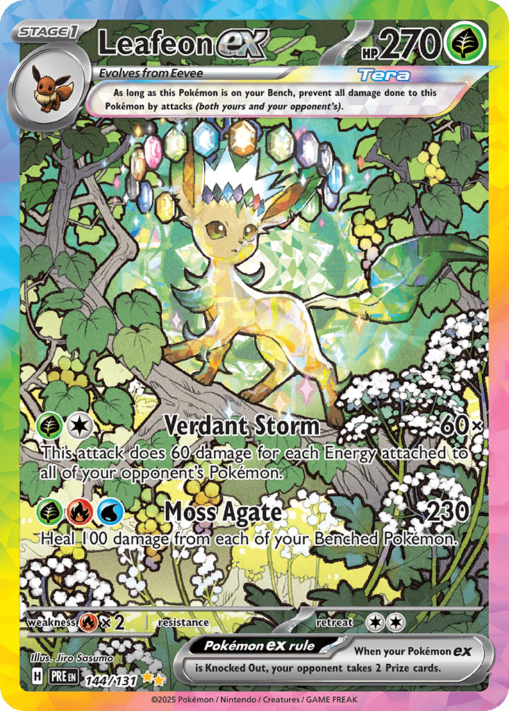 Carta Pokémon Leafeon ex