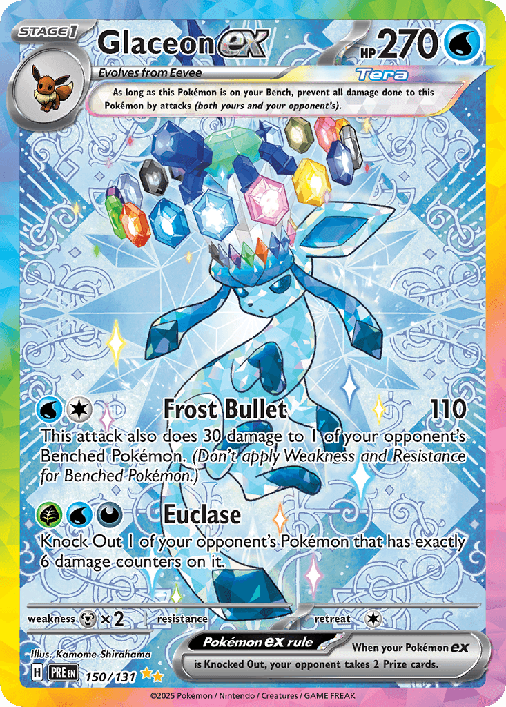 Carta Pokémon Glaceon ex