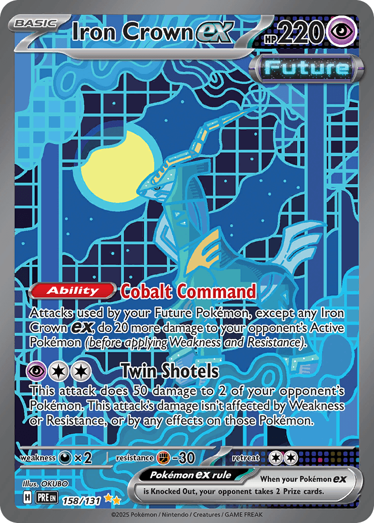 Carta Pokémon Iron Crown ex 158