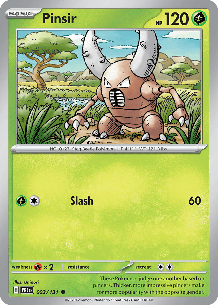 Carta Pokémon Pinsir 3