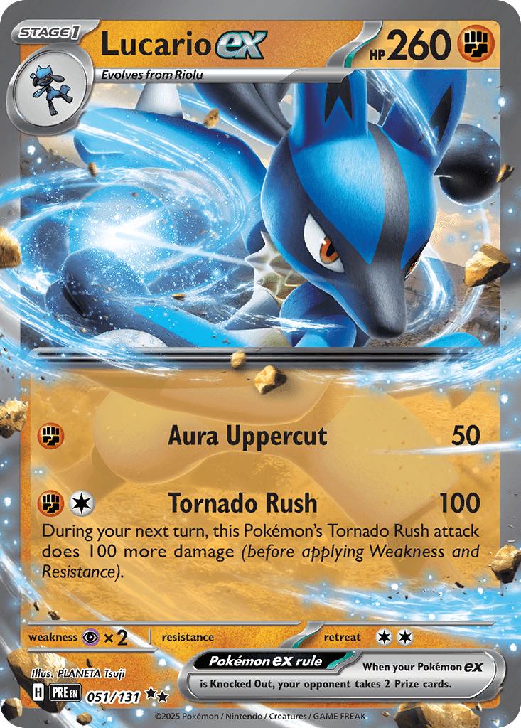 Carta Pokémon Lucario ex 51