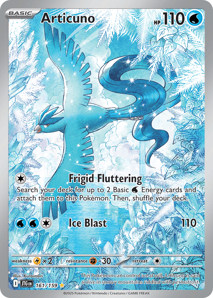 Carta Pokémon Articuno 161