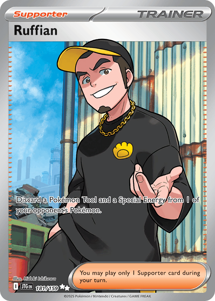 Carta Pokémon Ruffian 181
