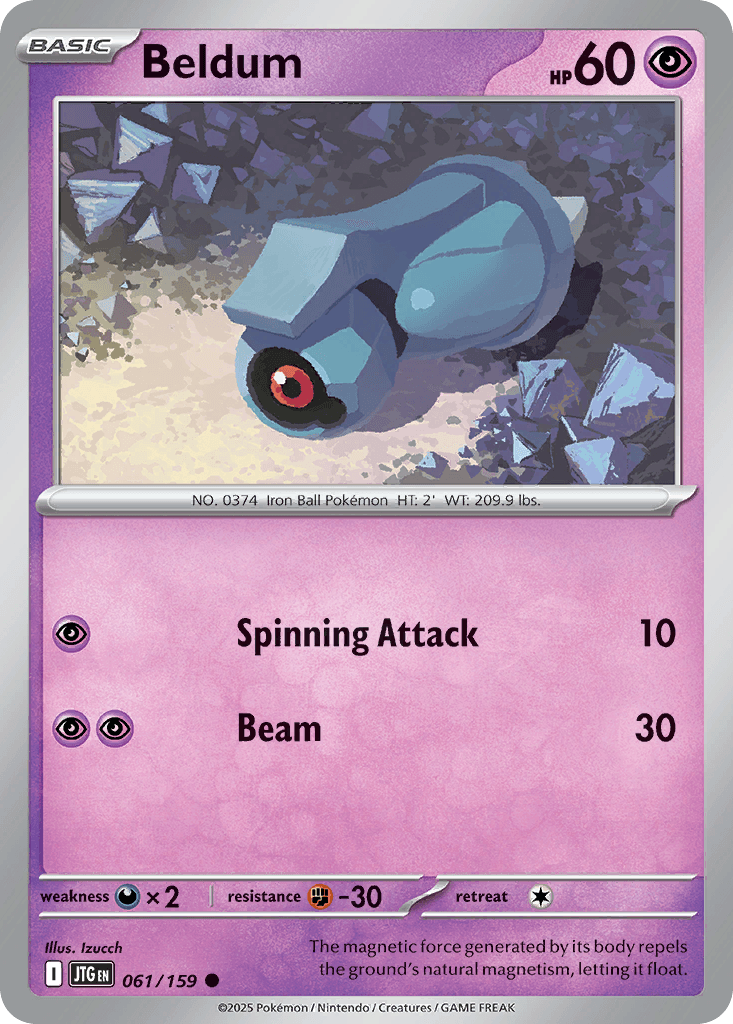 Carta Pokémon Beldum