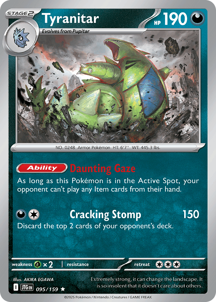 Carta Pokémon Tyranitar