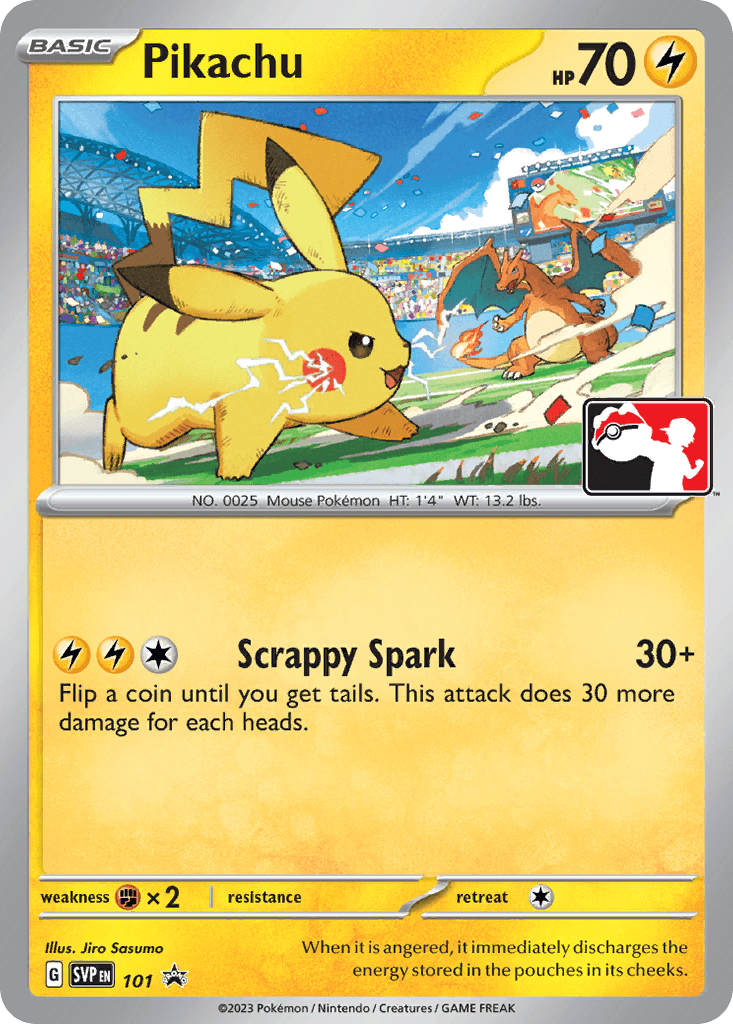 Carta Pokémon Pikachu