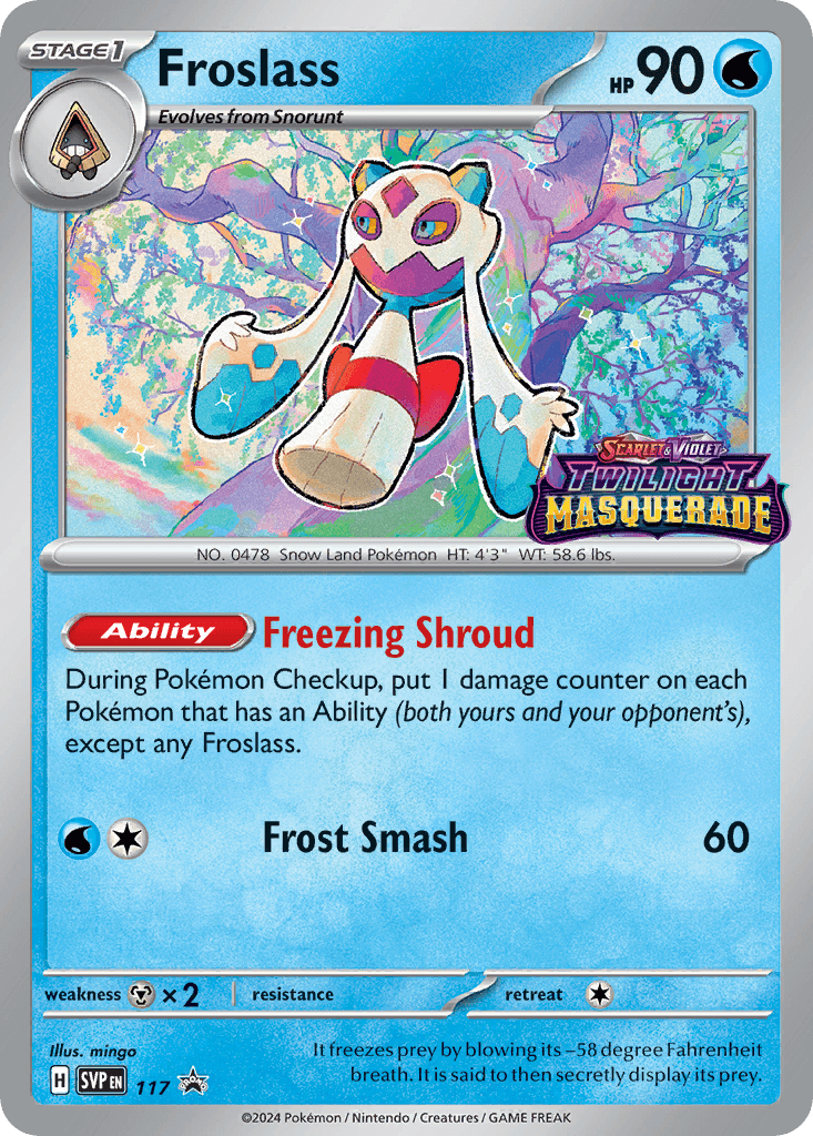 Carta Pokémon Froslass