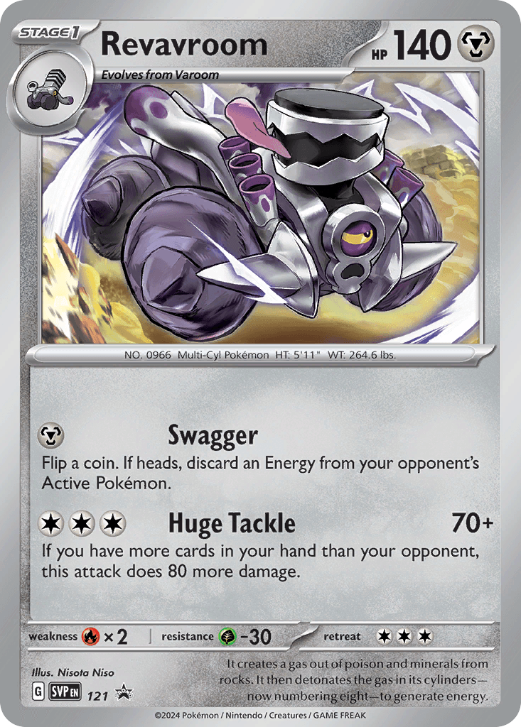 Carta Pokémon Revavroom 121