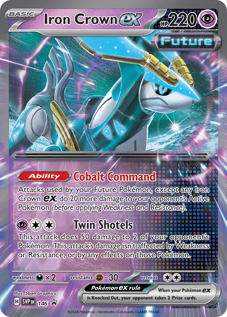 Carta Pokémon Iron Crown ex 146