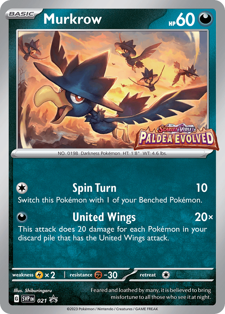 Carta Pokémon Murkrow