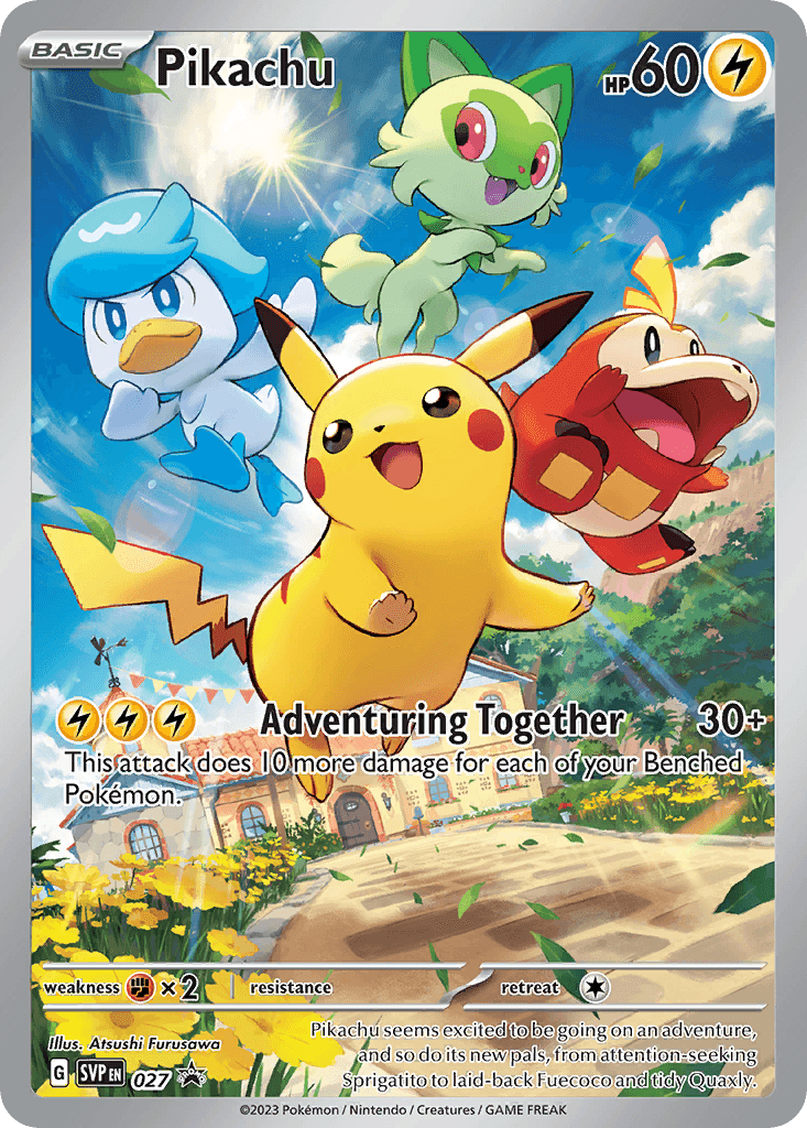 Carta Pokémon Pikachu