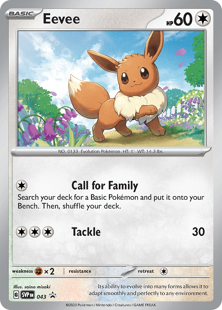 Carta Pokémon Eevee 43
