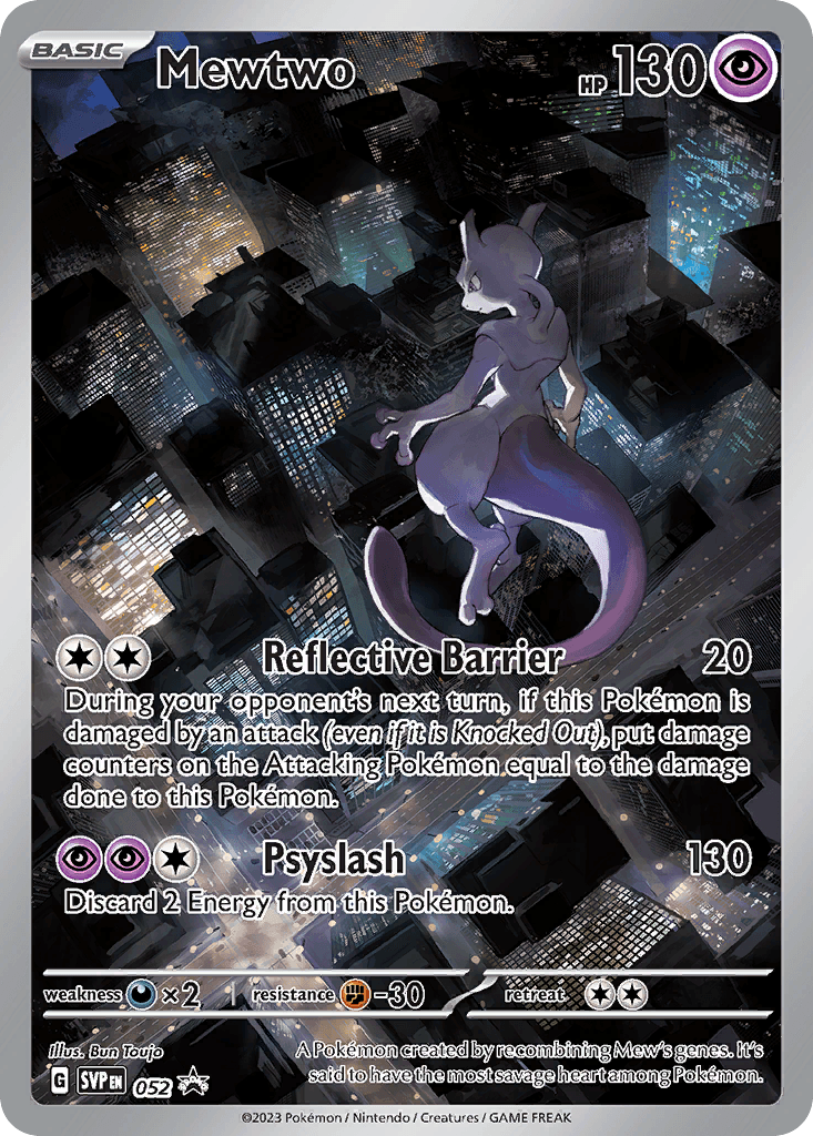 Carta Pokémon Mewtwo