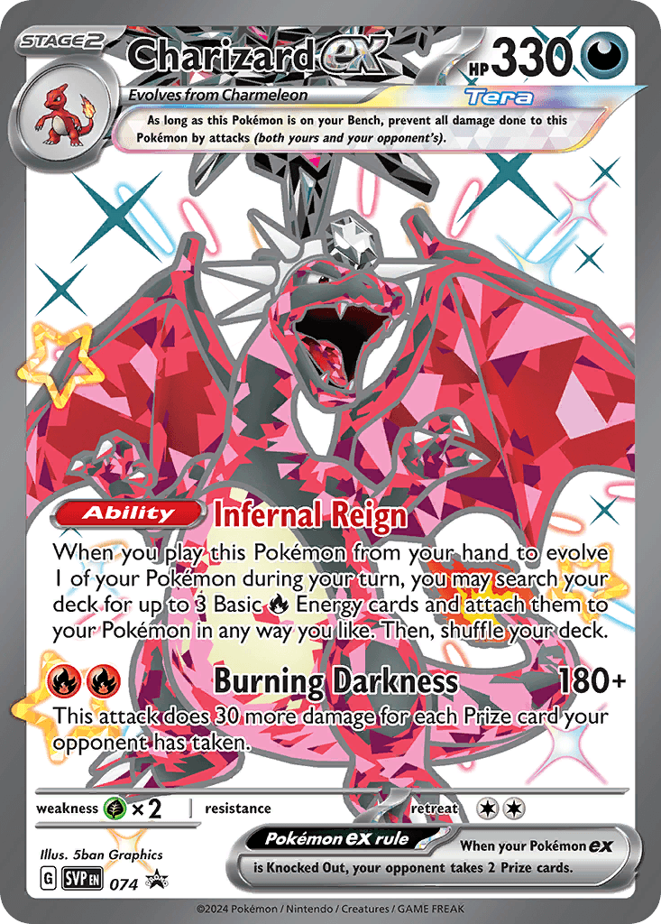 Carta Pokémon Charizard ex 74