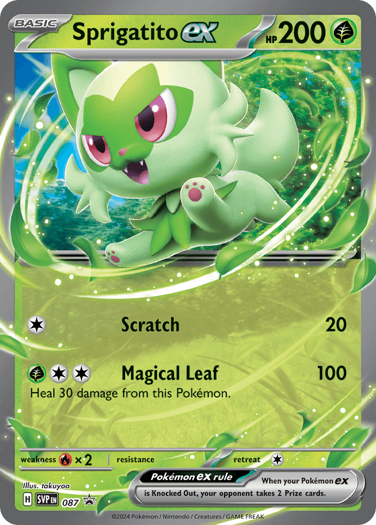 Carta Pokémon Sprigatito ex