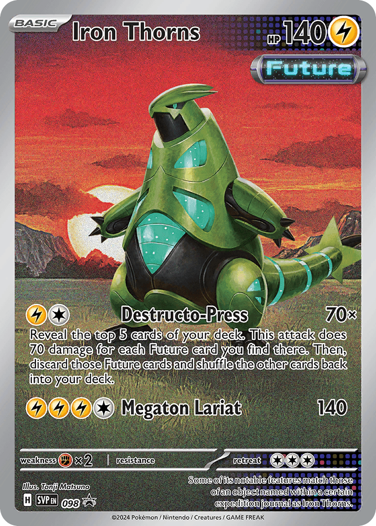 Carta Pokémon Iron Thorns 98